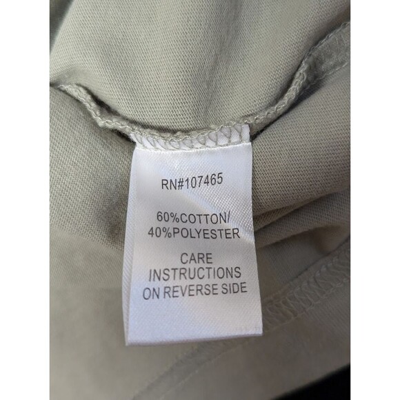 C&K Designs Embroidered Owls Pintuck Green Top Cottagecore Popover Style Sz M - Picture 7 of 8